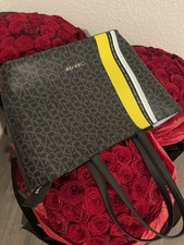 Calvin Klein Shopper Tasche – Schwarz/Gelb