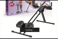 Fitnessgerät Fitmaxx Bauch Beine Po, klappbar , schwarz 