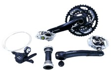 Shimano Deore XT FC-M780 Kurbel 175mm + SLX SL-M660A + PD-M545 Pedale BB70  I715
