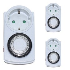 3x Zeitschaltuhr 24 Stunden