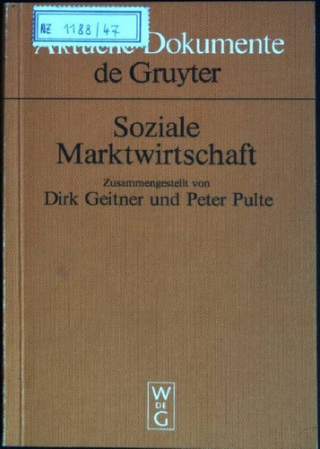 Soziale marktwirtschaft - soziale,