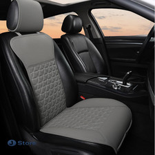 Auto Sitzbezug PU-Leder Grau