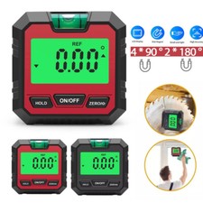 360° LCD-Magnet Digital Winkelmesser Winkelmessgerät Neigungsmesser Inklinometer