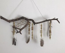 Windspiel Garten Terasse Balkon Baumschmuck Fenstermobile. Recycling Treibholz