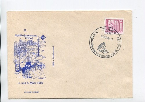 Ddr brief oberhof 89 vksk - ddr,