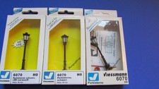 3x Viessmann 6070 Parklaterne OVP