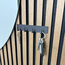 Schlüsselbrett für Akustikpaneele | Montage ohne Schrauben | B-Ware