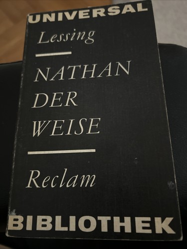 Nathan der weise - der, gotthold