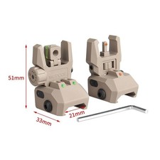 Klappvisier Fiber Optik Set