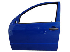 Tür vorne links blau 4590 4/5 Türer Skoda Fabia 6Y 1.4 MPI Limousine