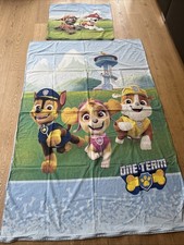 Paw Patrol Kinder-Bettwäsche 135x200 cm - Mehrfarbig 100% Baumwolle Top Zustand
