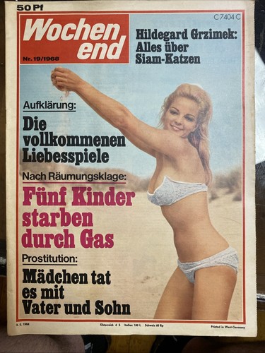 Wochenende zeitschrift 1968 - zeitschrift,