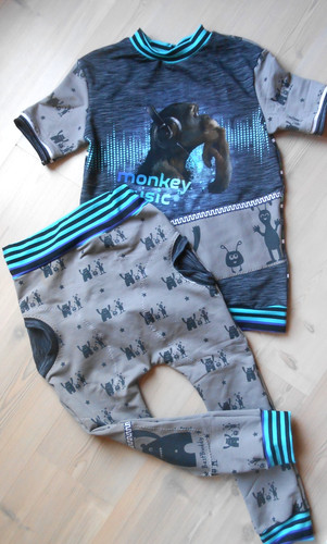 Teiliges jersey set gr - ,