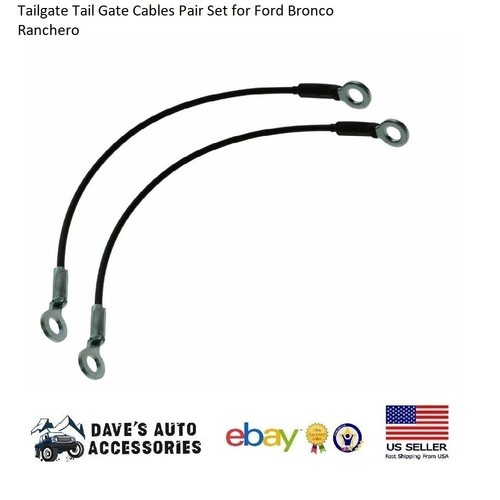 Tailgate hinges cables - cables, tail