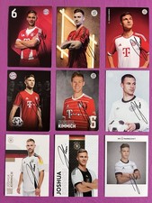9x (!!) Joshua Kimmich AK FC Bayern München DFB Autogrammkarte original signiert