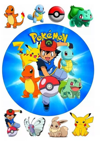 Tortenaufleger pokemon pikachu - tortenaufleger,