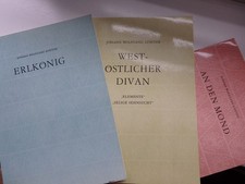 3 Goethe-Handschriften: An den