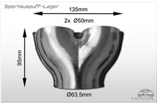FOX Edelstahl Auspuff Y-Stück