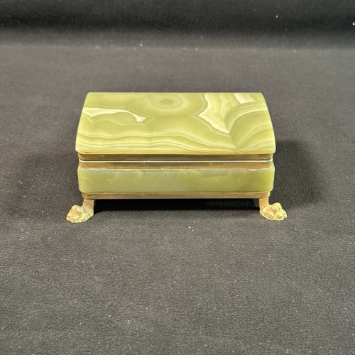 Onyx marmor schatulle - onyx,