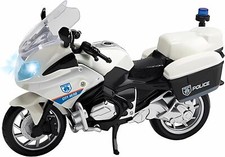 POLIZEI MOTORRAD mit Licht und