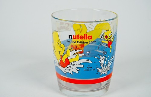 The simpsons nutella 2002 glas - simpsons,