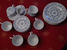seltenes indischblau STROHBLUME Saks Kaffeeservice Jäger DDR German Demokrati-