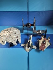Hasbro Star Wars Raumschiff Konvolut Millenium Falcon A-Wing Slave 1 Tie Fighter