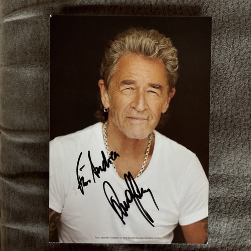 Autogrammkarte peter maffay - peter,