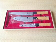 3 teiliges Messer-Set Nara Asiamesser Asia Design in Holzbox Messerset 3tlg