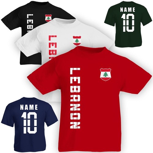 Kinder shirt trikot libanon - t-shirt,