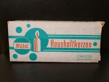 Wittol Haushaltskerzen 8 Stück original DDR-Ware Kerzen