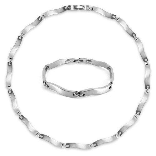 Set edelstahl collier - collier, und