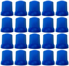 20x Blau Radmutterkappen