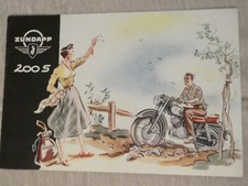 ZÜNDAPP 200S  Prospekt  1957