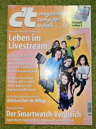 Heise magazin zeitschrift - ct,