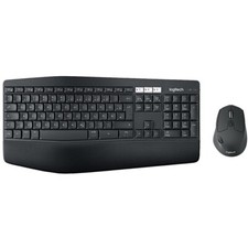 Logitech MK850 Cordless Maus+Tastatur Set USB schwarz Kabellose Tastatur, Maus