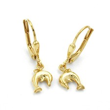 Mädchen Delfin Ohrringe