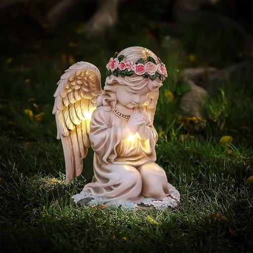 Solar engel gartenstatuen led - engel, gartenstatuen,led