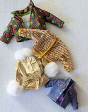 Barbie Collector Vintage Jacken 4 Stück 80/90/2000 Barbie Benetton für Sammler