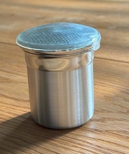 "RÖSLE" - offene Küche / Puderzucker - Streuer / Edelstahl -0,1 L