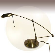 Halogen Tischleuchte mit Dimmer GY6,35 messing Antique Brass "ohne Leuchtmittel"