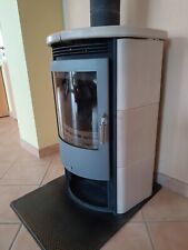 Schwedenofen, wie neu, cremefarben, grosses Feuerfenster