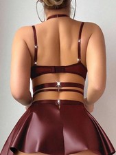 Teiliges set sexy - 6-teiliges, pu-leder