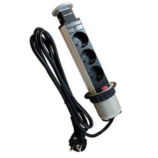 Mehrfachsteckdose Steckerleiste Steckdose Tischsteckdose 3-fach Versenkbar 3500W