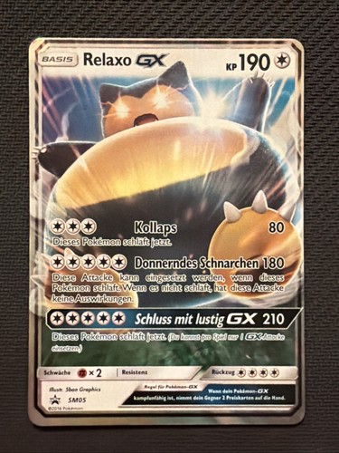 Pokémon snorlax relaxo - relaxo, gx