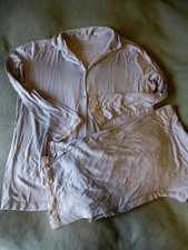 TCM Tchibo Damen Pyjama Schlafanzug flieder Gr. 44/46 mit Spitze