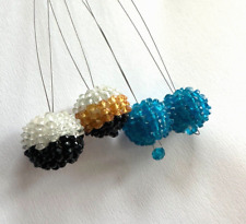 Edelsteine Paar Mit Aufgezogenen Perlen In Ein Strand ,Sehr Schöne Paaren