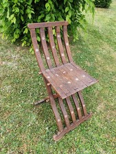 Scherenstuhl Handgeschnitzt 19tes Jahrhundert