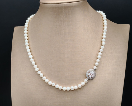 Elegante damenkette mit kamee - damenkette,