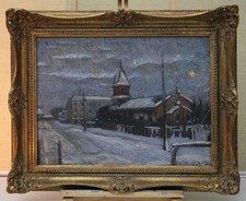 Stimmungsvolles Ölgemälde